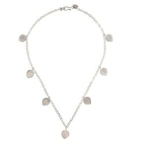 SOLD -Me&Ro Silver Lotus Petal Necklace